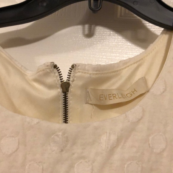 Everleigh Colorblock Polka Dot Skater Dress - Picture 4 of 6